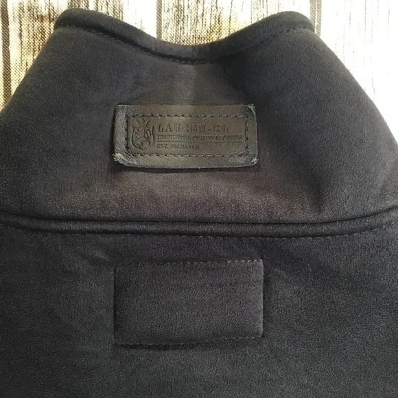 Lauren Ralph Lauren Women Leather Coat Small